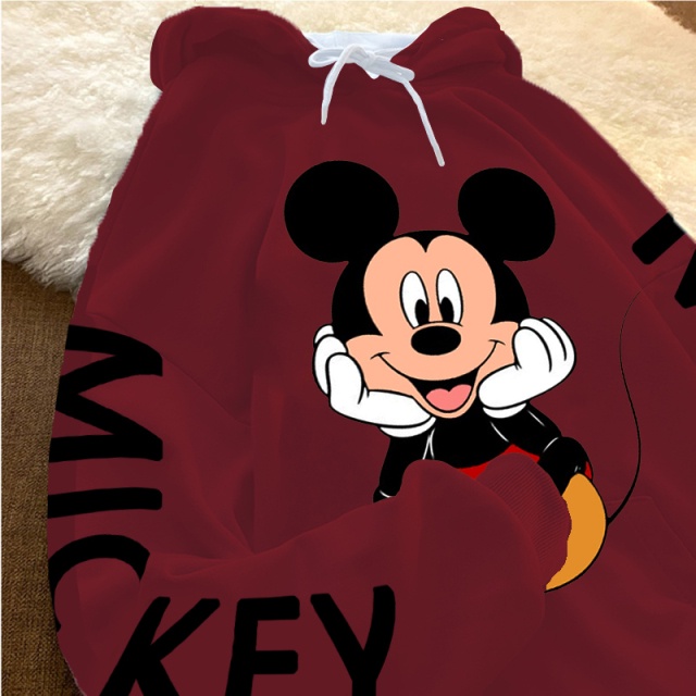 Sudadera Con Capucha Mujer De Gran Tamaño mickey minnie mouse Chaqueta