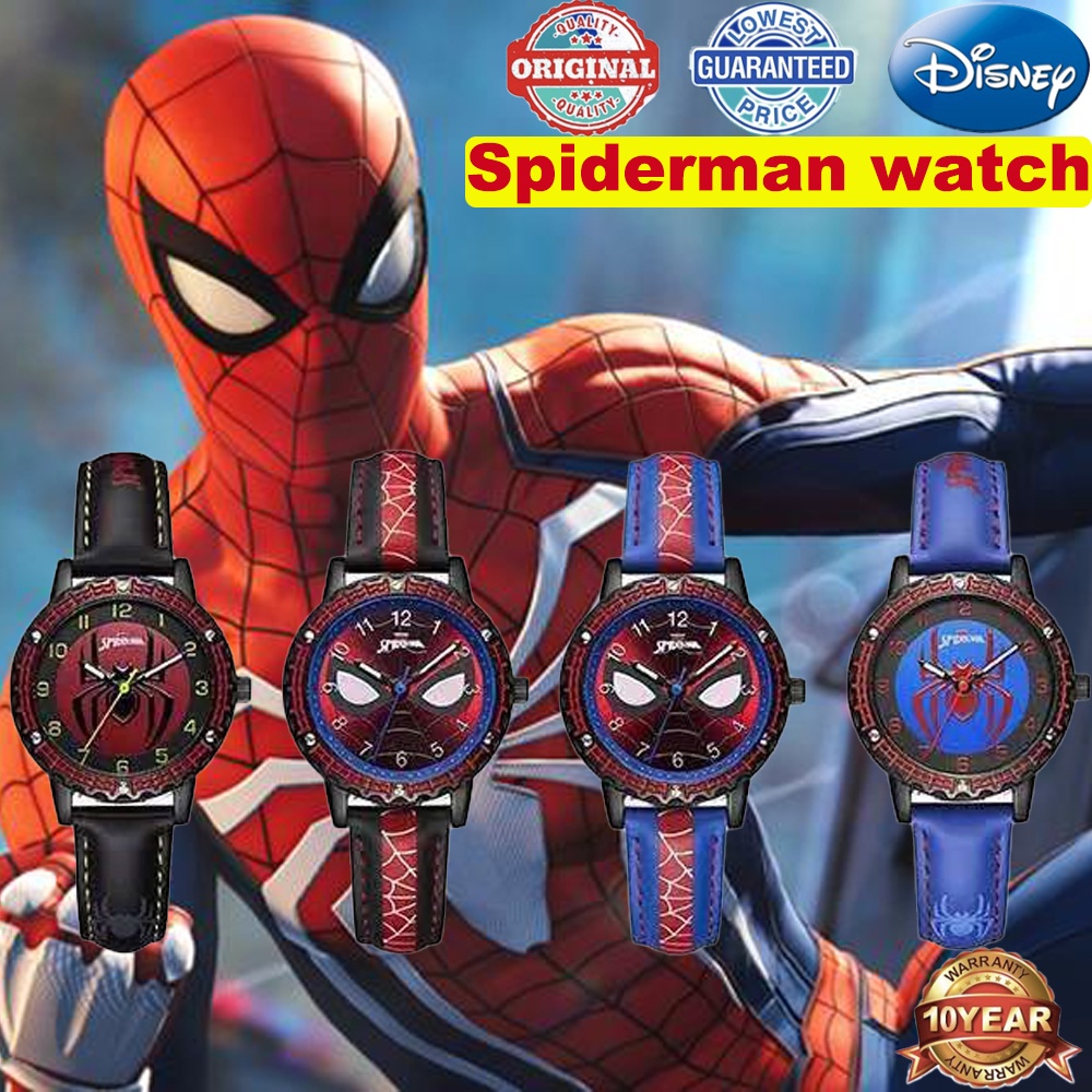 Marvel Reloj De Pulsera De Dibujos Animados De Los Vengadores Spider