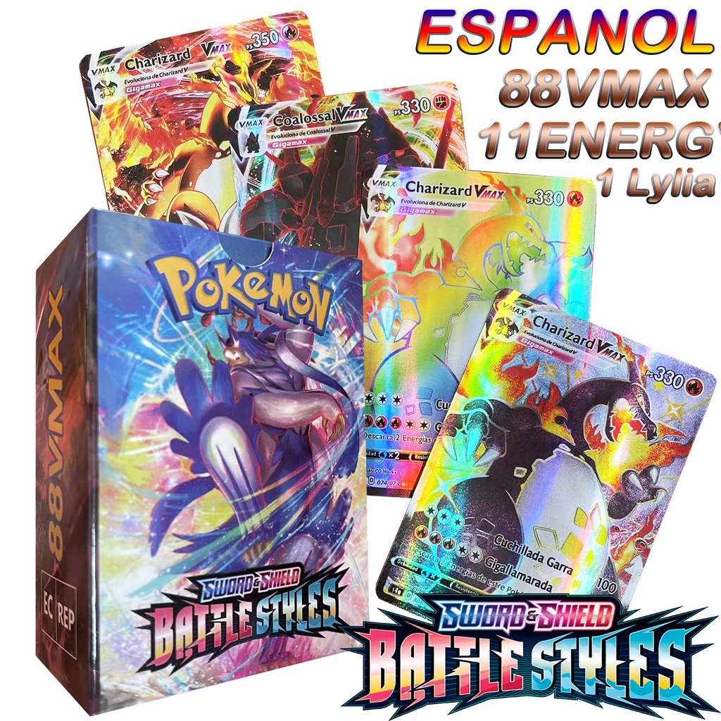 Cartas Pokemon En Español Carta Nueva Llegada VMAX Holográfico