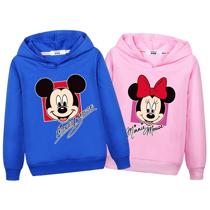 Sudaderas Con Capucha Mickey Minnie Mouse Niños Y Niñas Chaquetas