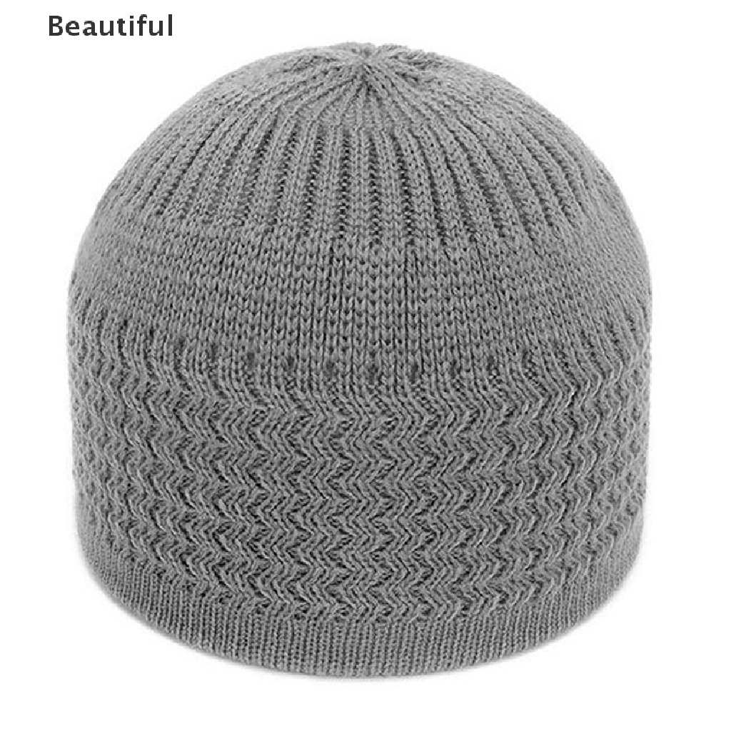 Gorros De Oraci N Casuales De Punto Para Hombres Musulmanes De Invierno