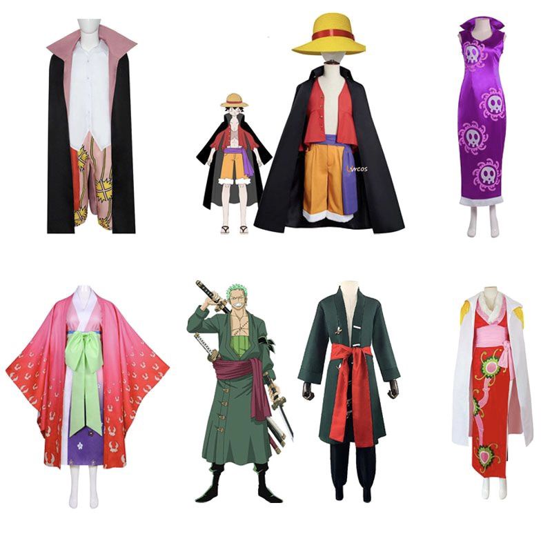 One Piece Anime Cosplay Luffy Roronoa Zoro Disfraz Trafalgar Ley Pa S