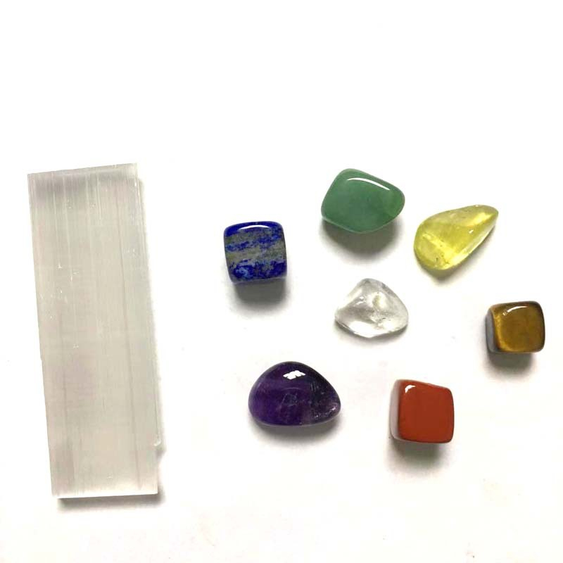 7 Chakra Reiki Cristales De Curación Yoga Equilibrio Forma Irregular