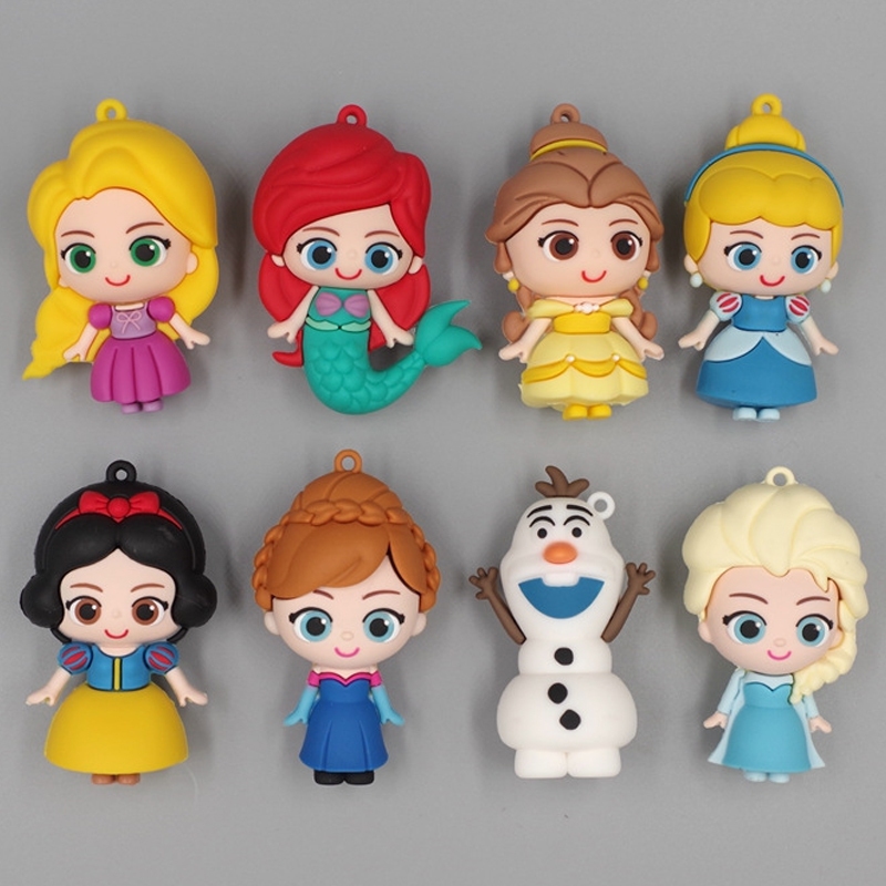 Pcs Disney Anime Dibujo Animado Frozen Elsa Anna Blancanieves Sirenita