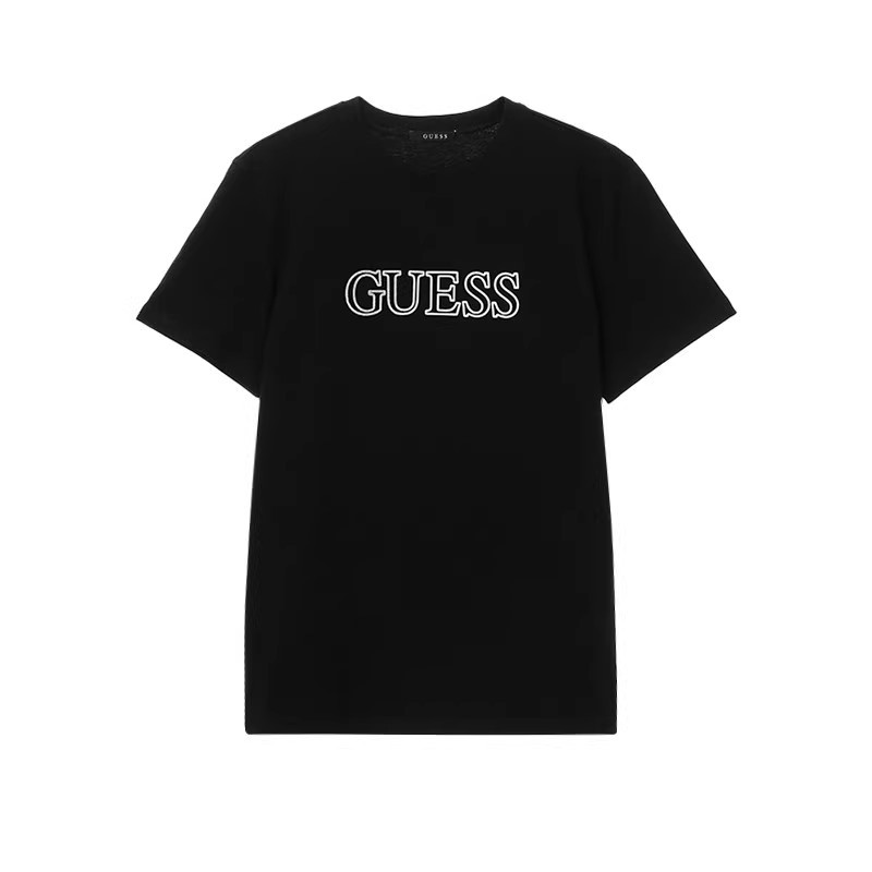 GUESS Venta Caliente Carta De Algodón Puro Cómodo Casual Cuello Redondo