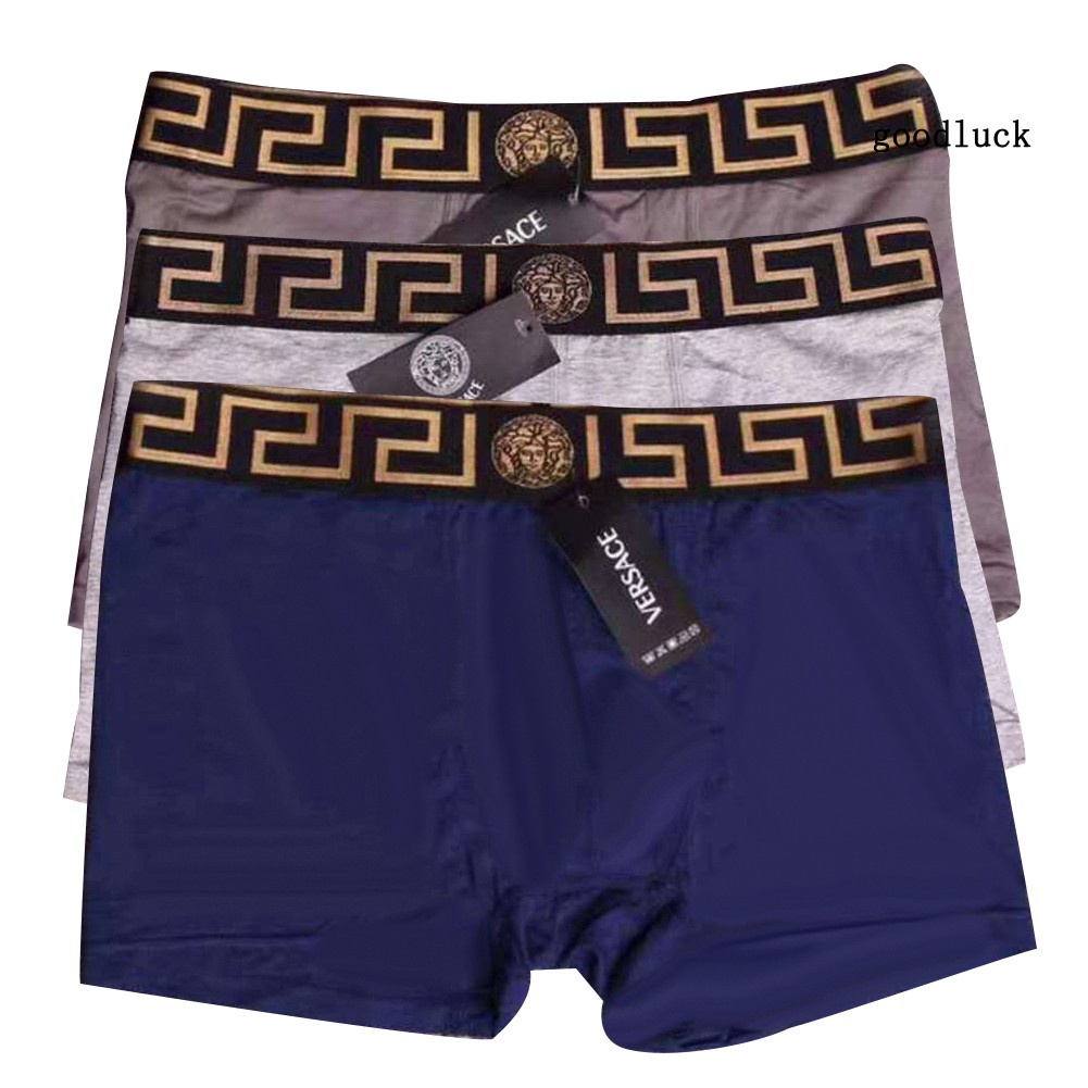 Versace Ropa Interior Masculina Impreso Algod N B Xer Calzoncillos