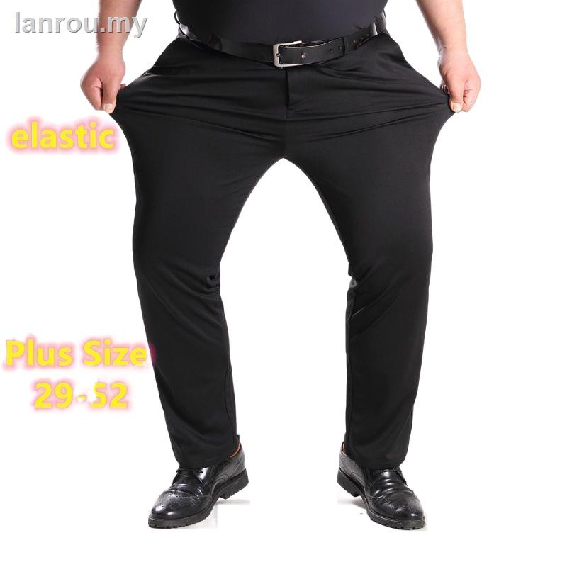 Pantalones Formales Para Hombre Grandes De Talla Grande Flexibles