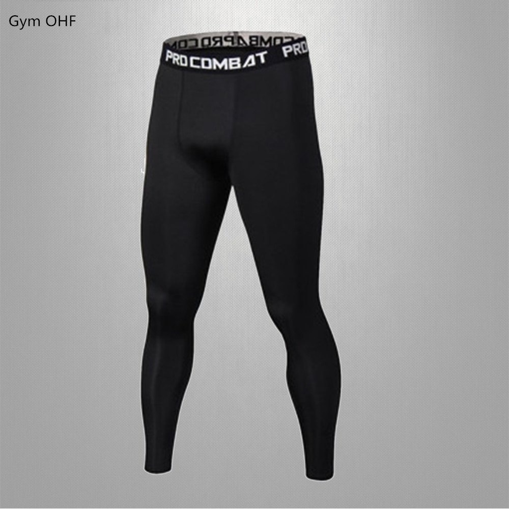 Leggings De Yoga Negro Para Hombre Pantalones Deportivos De Compresión