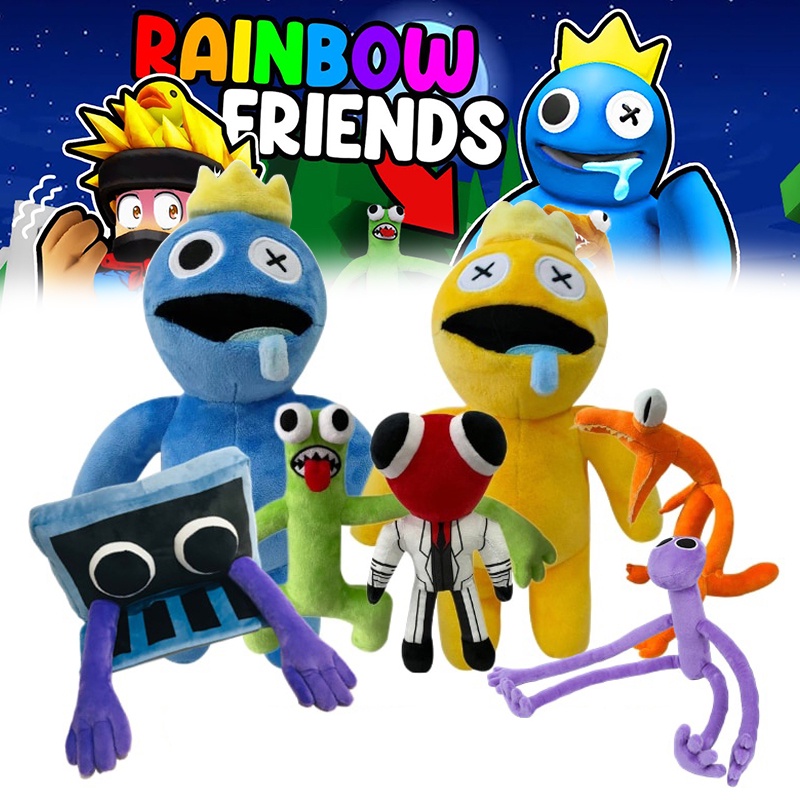 Roblox Rainbow Friends Peluche Juguetes Azul Drool Monster Dibujos