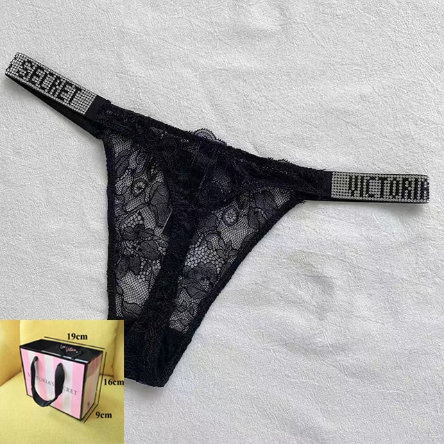 Victoria s Secret luxury rhinestones brand design Mujer Bragas Íntimas