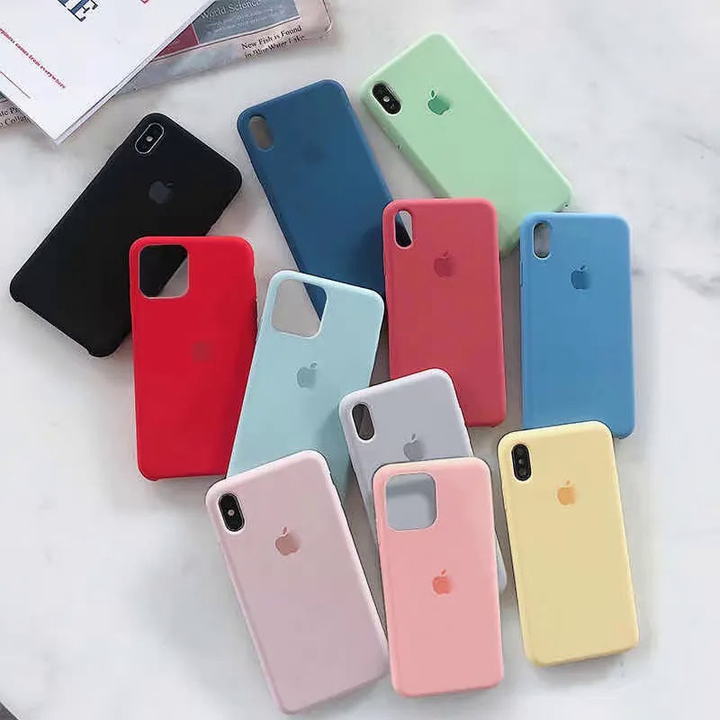 Funda De Silicona Suave Líquida De Lujo Para iPhone 12 Pro Max 12Pro