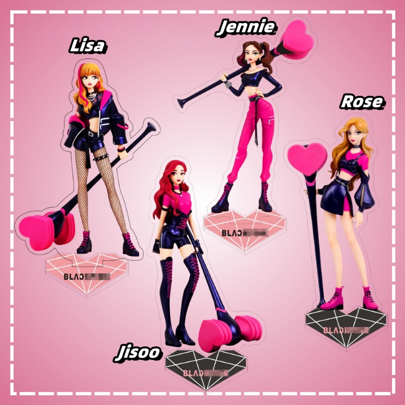 Blackpink Acr Lico De Escritorio Standee Corea Dolo Modelo De Dibujos