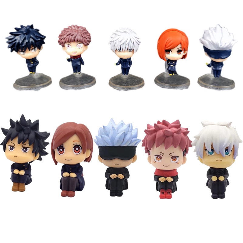 Juego De 5 Piezas Jujutsu Kaisen Figura De Acción Gojo Satoru Kugisaki