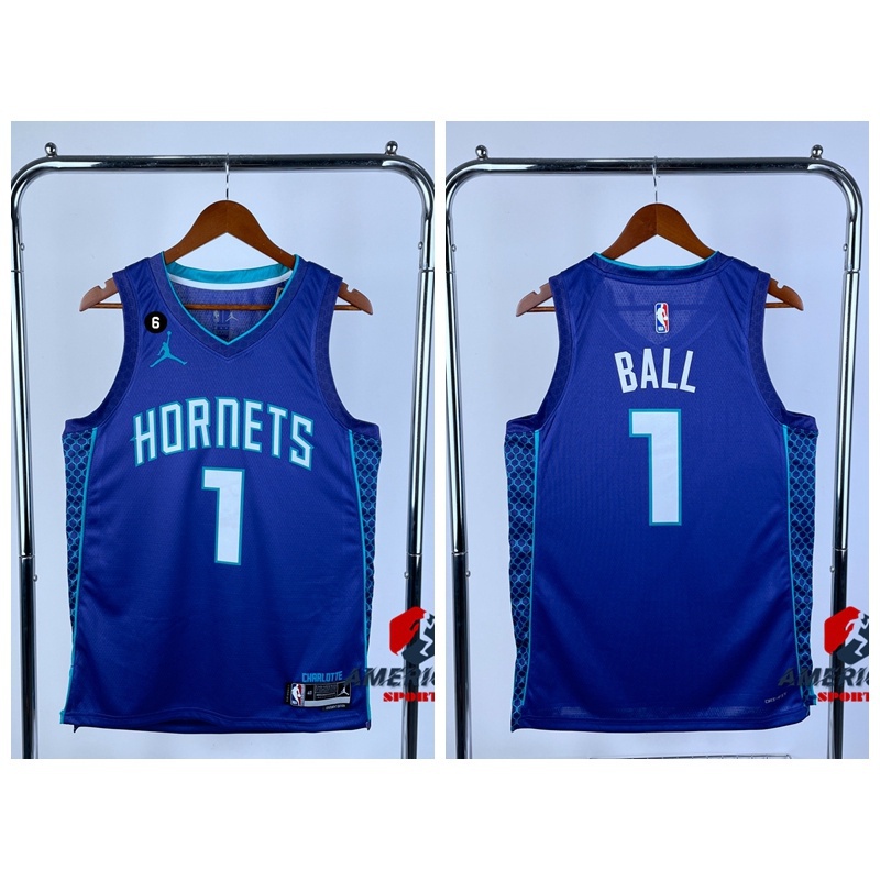 Hombres Nba Camisa Charlotte Hornets Lamelo Ball Jugador De