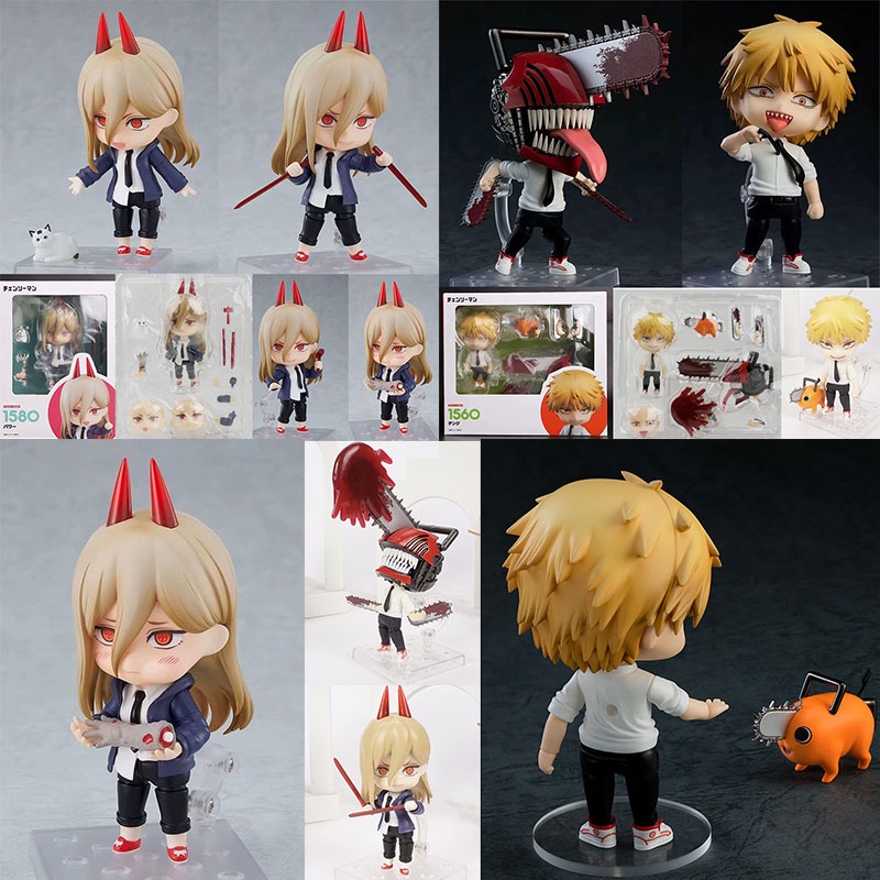 Nendoroid Chainsaw Man Figuras Denji Pochita Poder Anime