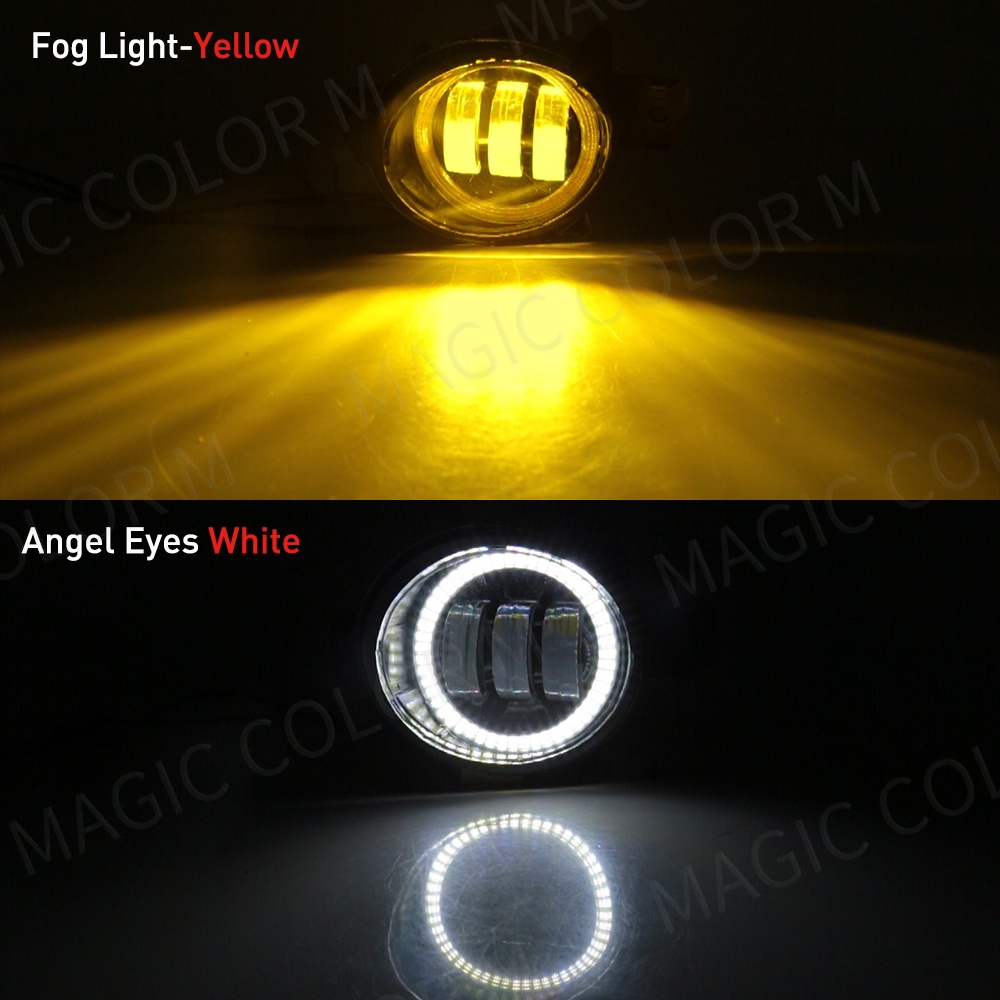 2 X Conjunto De Luces Antiniebla De Ojo De Ángel Para Nissan X Trail