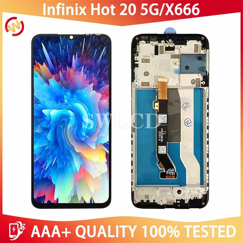 Para Infinix Hot G Lcd Con Marco X Pantalla De T Ctil Panel