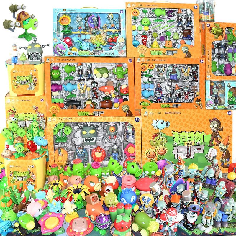 Original Juego De Batalla En Caja Plants Vs Zombies PVZ Zombie Dolls