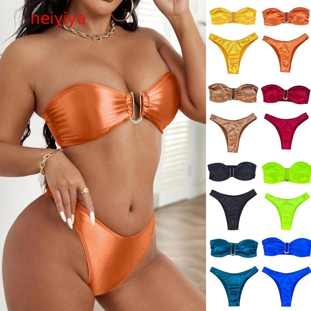 Neiyiya Conjunto De Bikini De Vendaje Para Mujer Push Up Traje De