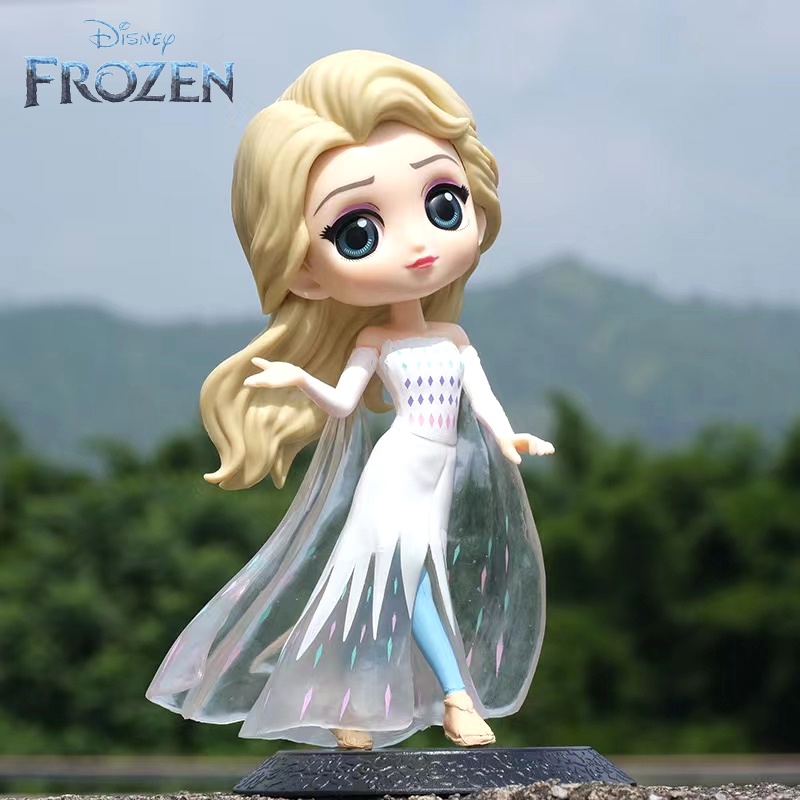 Cm Q Posket Frozen Elsa Anna Olaf Pvc Figuras De Acci N Anime