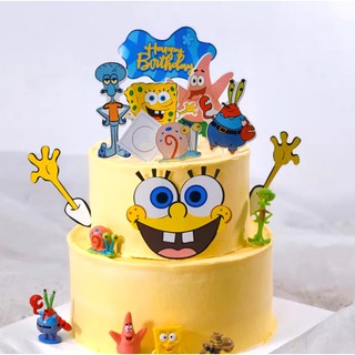  Fondo de fotografía de dibujos animados de 7 x 5 pies con  diseño de Lilo Stitch de feliz cumpleaños para niños, suministros de  decoración de fiesta, decoración de mesa para tartas