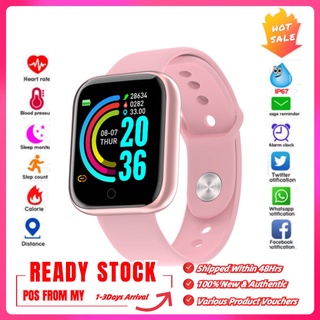 Reloj inteligente y68 online bluetooth deportivo impermeable ip67