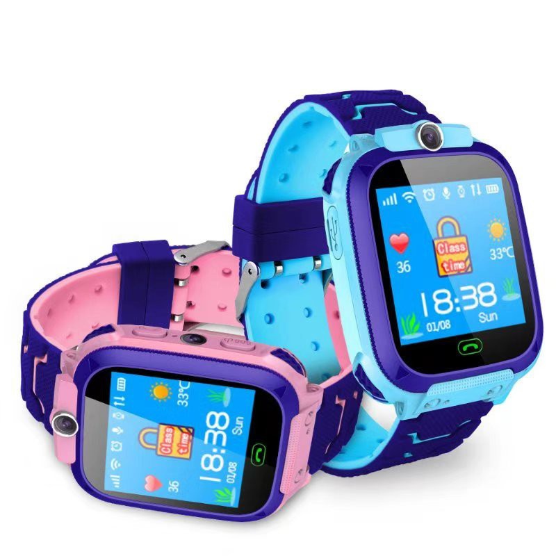 Reloj inteligente niños con cámara rastreador GPS llamada emergencia niños  niños