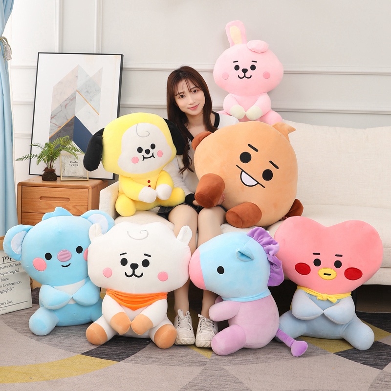 Gran Tamano Lindo BT21 Peluche TATA Cooky Chimmy RJ BTS Bangtan Boys Abrazo Plushies Suave Muneca Regalos De Cumpleanos Nina Ninos Shopee Chile