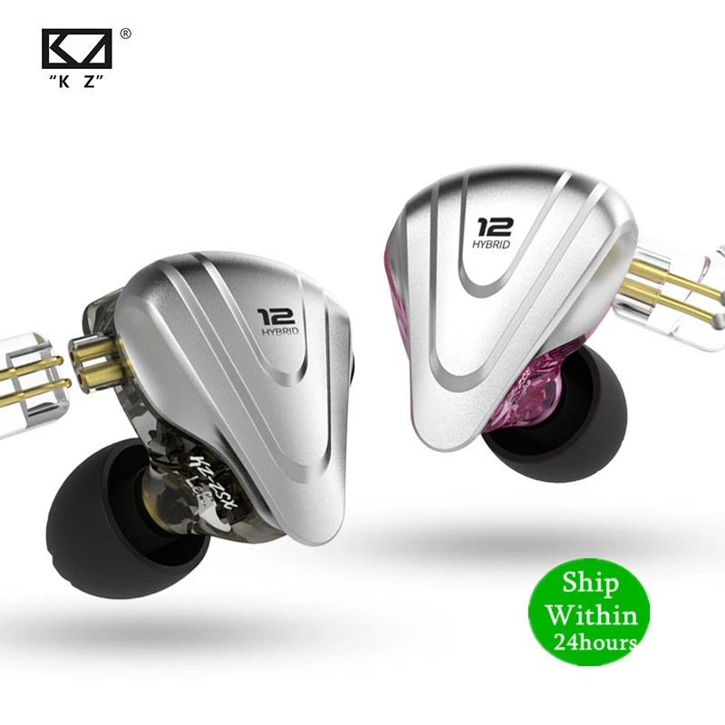 KZ ZSX Terminator 5BA 1DD Híbrido In-ear Auriculares HIFI Metal