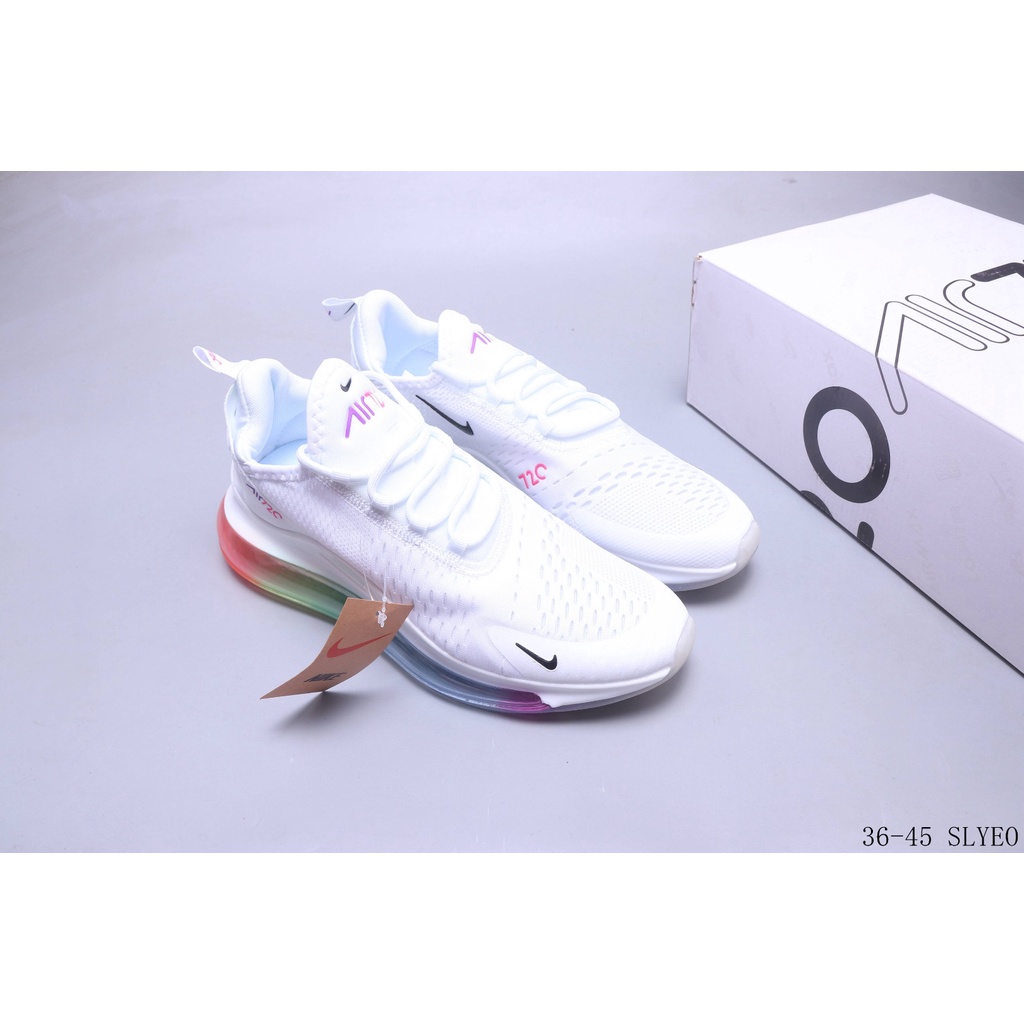 original Nike AIR MAX 270 FLYKNIT Cojin de aire a prueba de golpes zapatillas unisex de moda zapatillas comodas para correr Shopee Chile