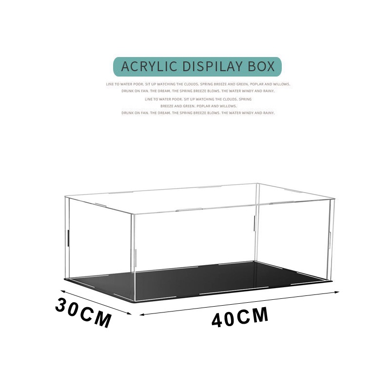 Vitrina Acrílica De 4 Niveles Con Luces - Expositor Transparente A Prueba De Polvo Para Figuras De Acción, Joyas Y Coleccionables, Medidas 31.7x24x29.5 Cm