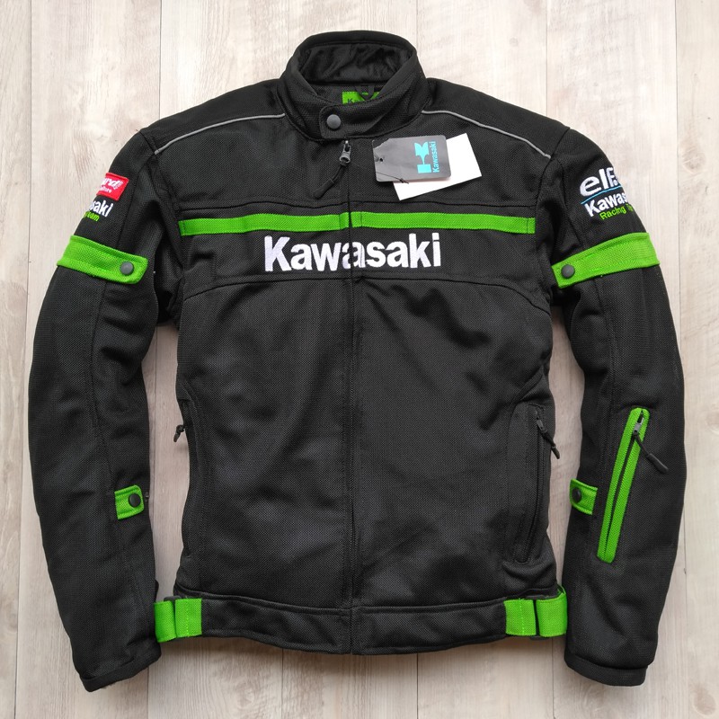 Sinis trompeta ligado kawasaki para hombre motocicleta motocross chaquetas de carreras moto  chaqueta de equitación ropa de equitación armadura abrigo cruzado ropa de  conducción | Shopee Chile