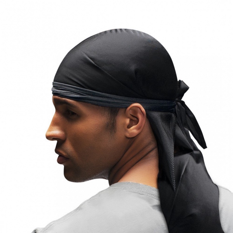 Parrucca Pirata Zac's Alter Ego &ndash; Nera, Con Perline, Trecce E Durag Teschio