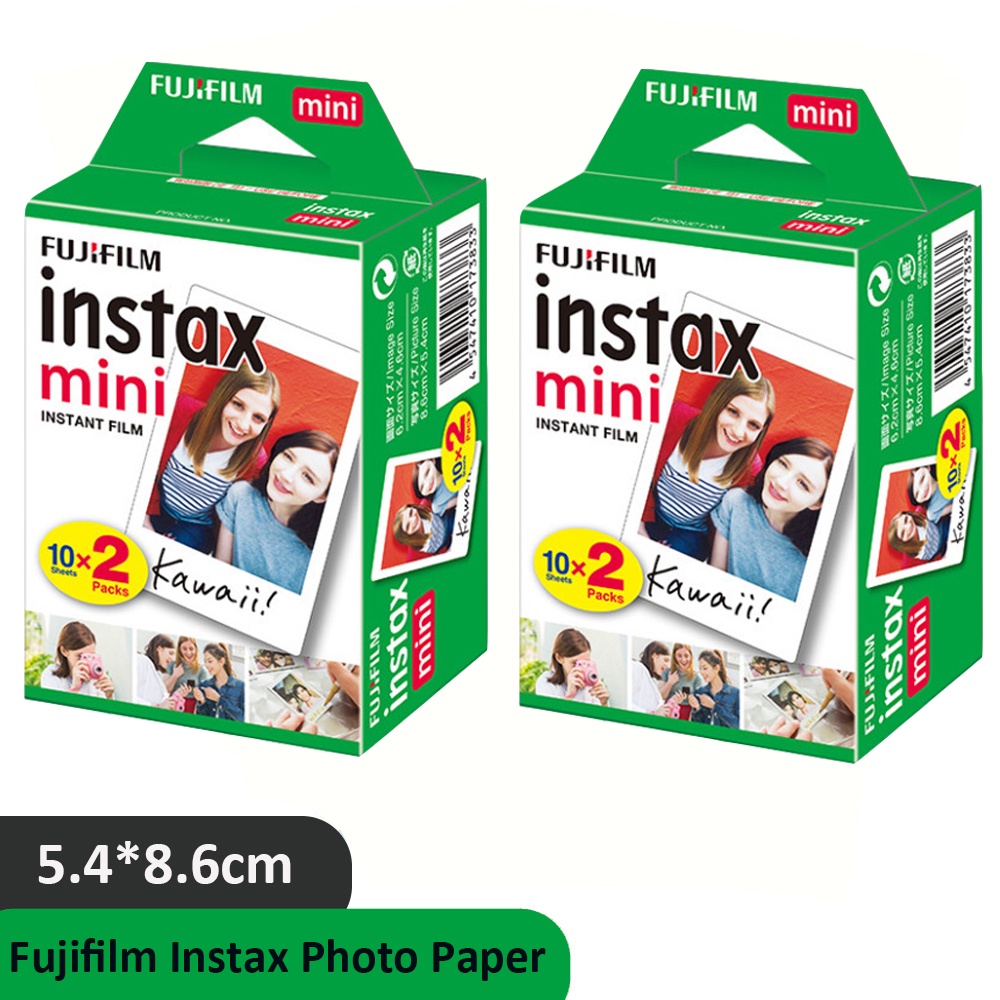 Papel Instax Mini x 10 films Fujifilm Borde Negro