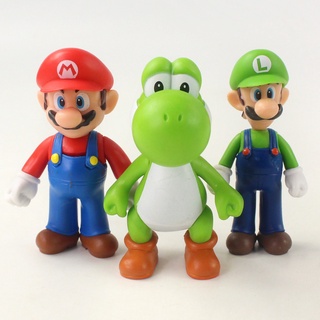 Unids Set Super Mario Figuras Juguete Para Ni Os Luigi Figurines Yoshi Bros De Acci N Pvc