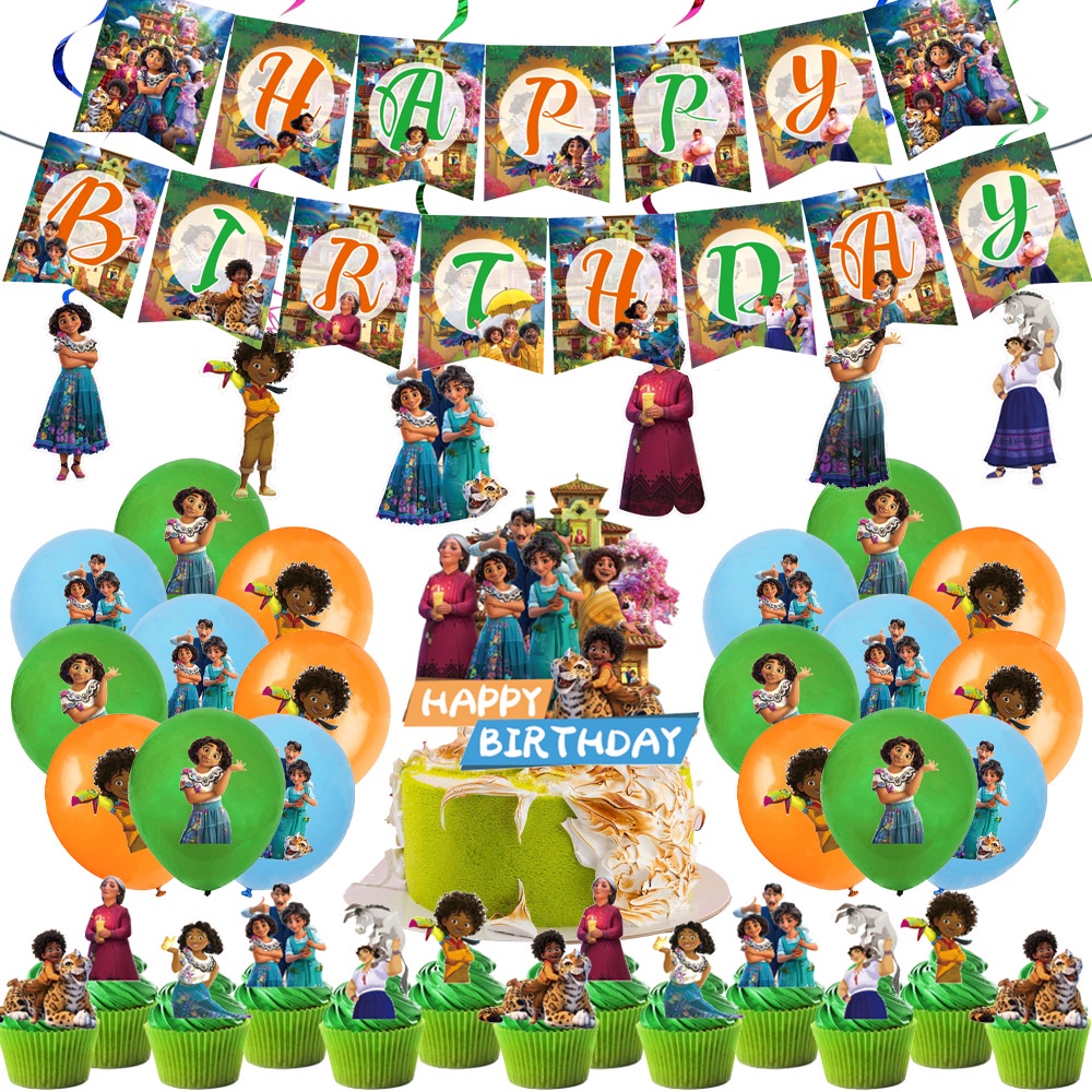 Stitch - Decoración de cumpleaños con texto en inglés Happy Birthday para  colgar en espirales para fiestas de cumpleaños : : Juguetes y  Juegos