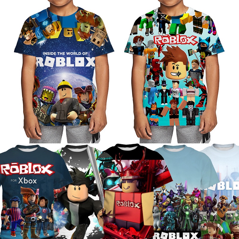 Camisa Robloxs Para Niños De 3 A 14 Años Roblox Juego Diario Polera 3D ...