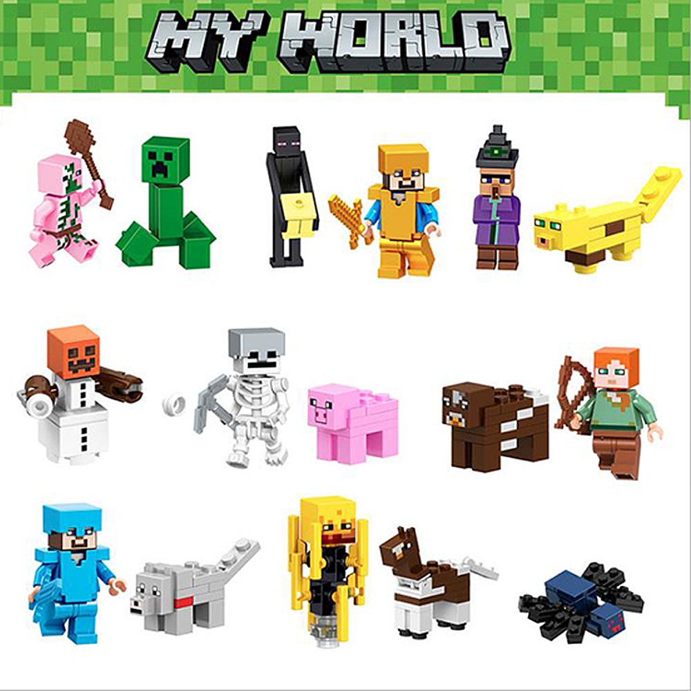 Personajes de store lego minecraft