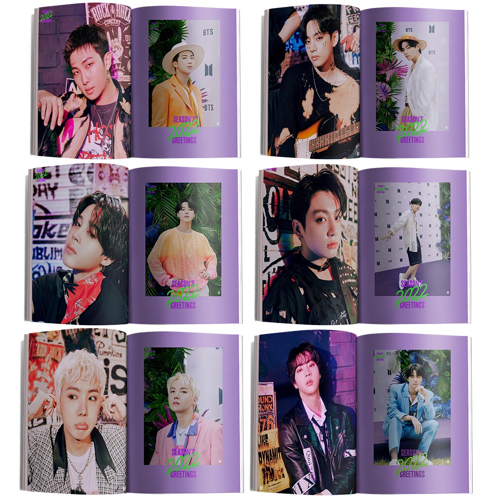 K-POP・アジア BTS  SEASON'S GREETINGS 2022 KPOP BTS 2022 SEASON'S GREETINGS Mini Photobook Photo Album Poster