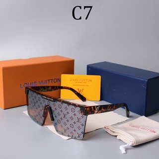 Louis VUITTON LV 96006 marca de lujo diseño de moda clásico estilo  millonario Retro gradiente lente gafas de sol hombres gafas