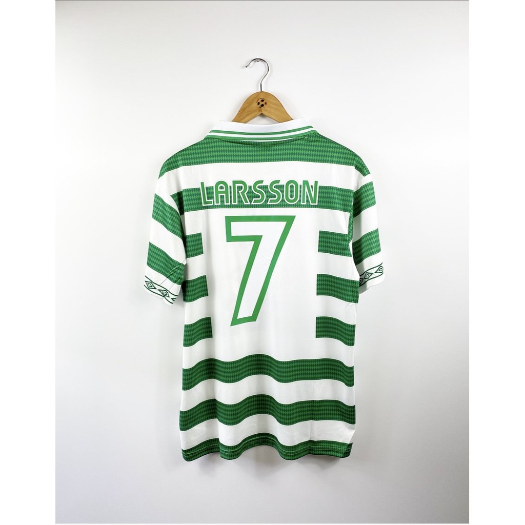 1998/1999 Celtic Local Jersey Retro Fútbol 98/99 LARSSON 7