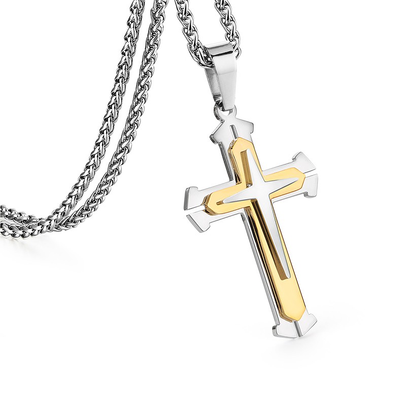 Collar Con Cruz De Jesús, Joyería De Navidad Con C... – Grandado