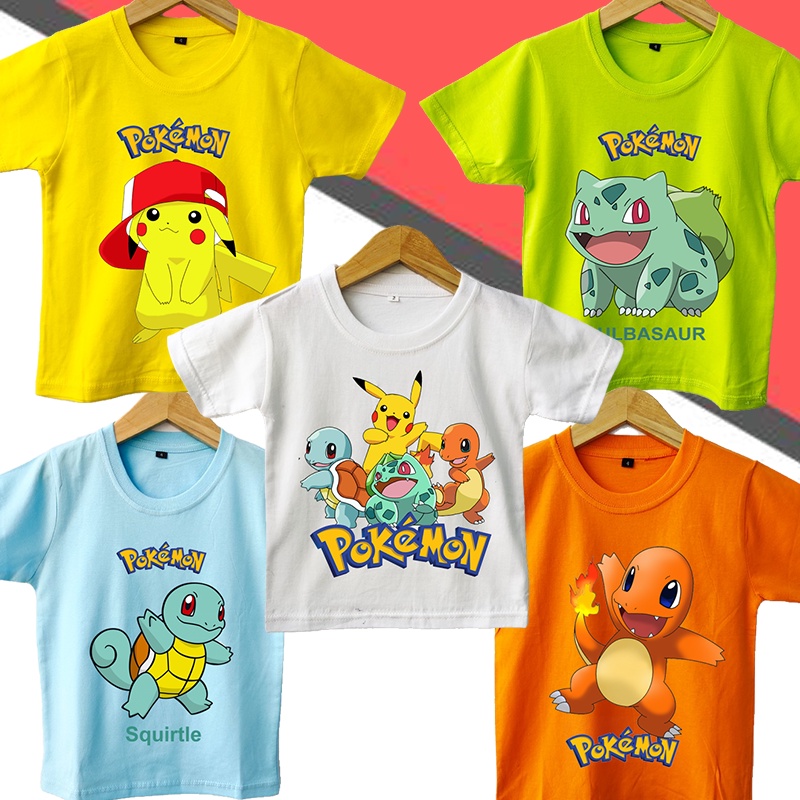 Polera Para Ni os De La Serie Pokemon Shopee Chile