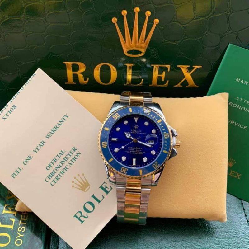 100 Original Rolex Moda Como Segundo Reloj Automatico Parejas Hombres Mujeres Accesorios Estilo au Shopee Chile