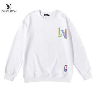 Wool sweatshirt Louis Vuitton X NBA White size L International in Wool -  37151056