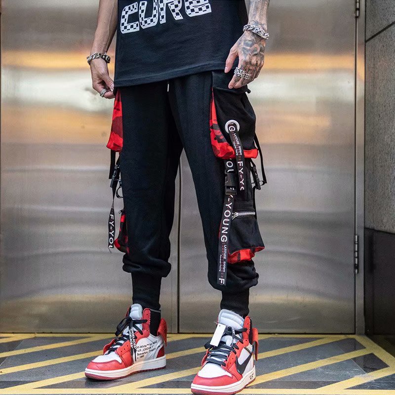 Pantalones Bombachos Moda Hip Hop Para Hombre Pantalón De Chándal Cargo  Casuales