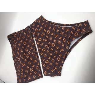 Verano De Lujo Marca De Diseñador louis vuitton sexy bikini Trajes De Baño  Traje