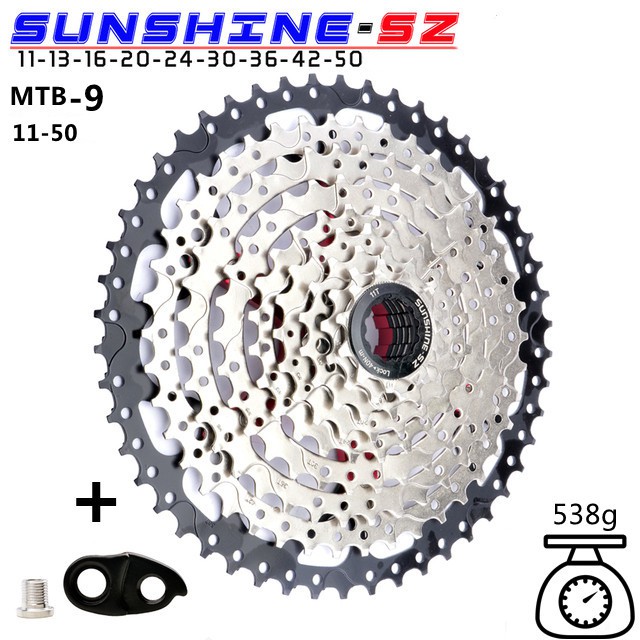 pi on 9v 11 50T cassette Mtb 9 Velocidades piezas de bicicleta