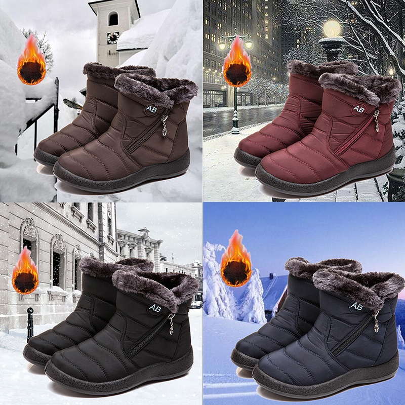 mujer caliente impermeable algod n zapatos de nylon botas de nieve