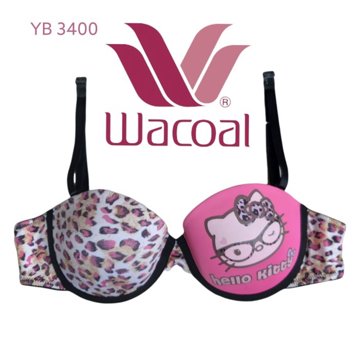 Sujetador Wacoal Yb3400 B3 Color rosa Animal Hello Kitty